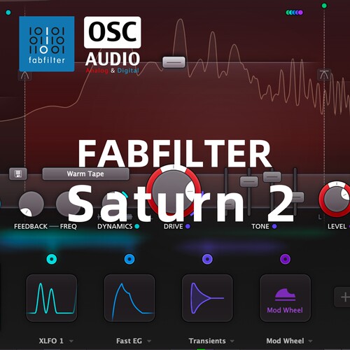 正版 FabFilter肥波 Saturn 2 多段饱和失真效果器 混音母带