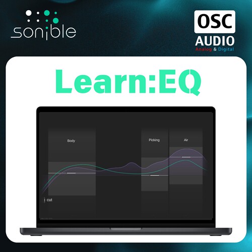 正版Sonible learn:EQ 智能均衡器插件 混音学习分析工具AI引导
