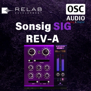 正版Relab Sonsig Rev-A真立体声经典算法混响效果器插件