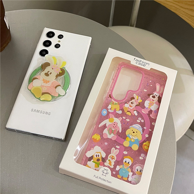 适用卡通高飞磁吸S25ultra手机壳