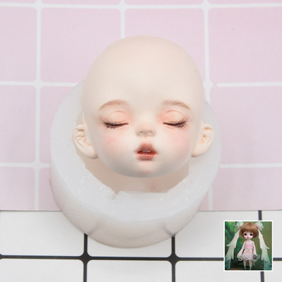 taobao agent Clay facial mold fondant silicone face mold, hand -run animation cartoon character 8 points bjd doll face