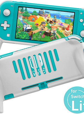 任天堂switchlite人体工学主机握把游戏手柄防摔硬套保护壳配件