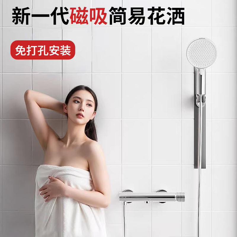 全铜淋浴龙头双出水极简