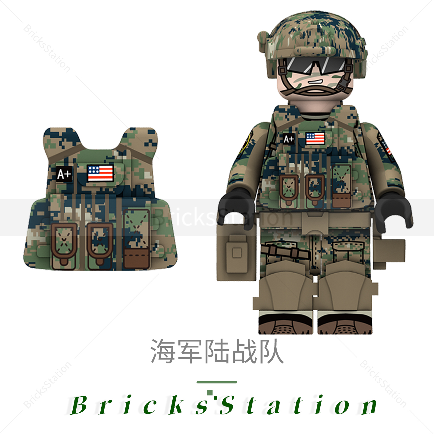 军事人仔装甲车装甲兵人仔拼装