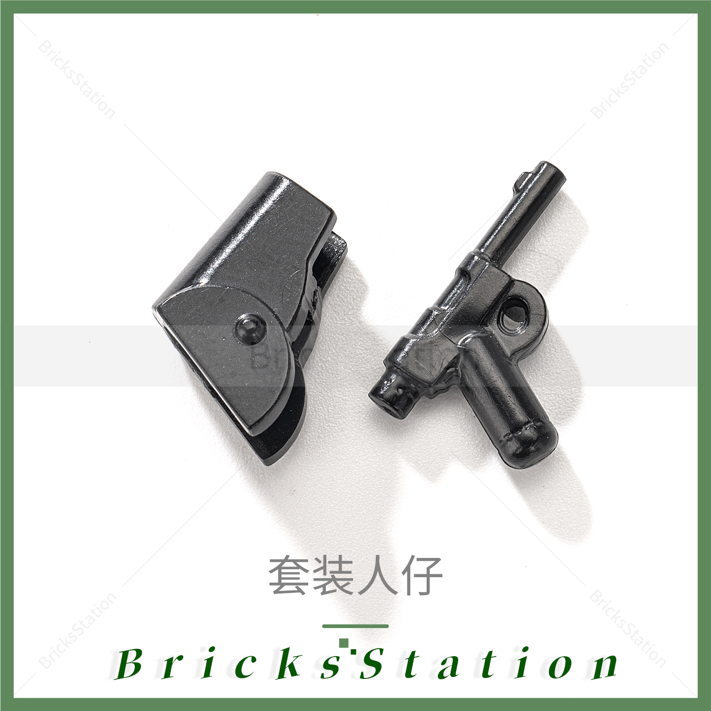 二战兵人军事积木人仔八路军