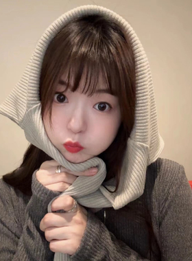 Handwash甜辣灰咖色宽松舒适针织上衣女纯欲短款