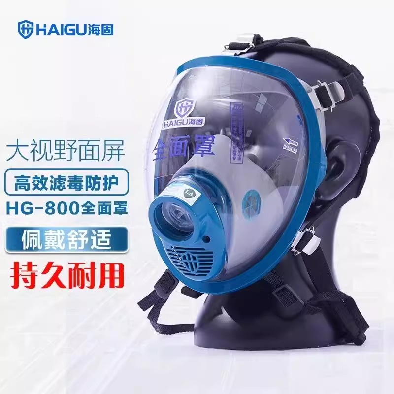 海固HG-800全面罩防毒无机气体综合防护甲醛苯喷漆化工防护面具