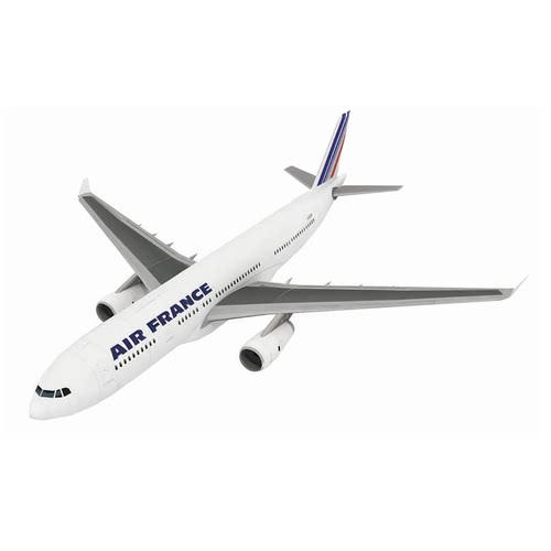 空客A330-203 法国航空447航班 民航客机 1:150 1:100 纸模型