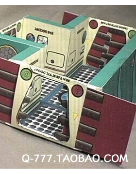 星际迷航startrek太空飞船过道 场景建筑 纸模型