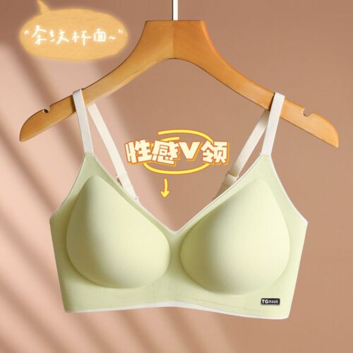 内衣女聚拢乳胶杯无磁文胸罩