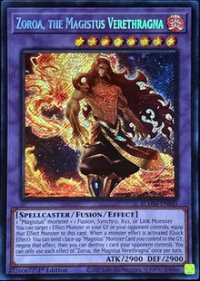 游戏王美英一刷BLMM-EN045 SCR 龙王绝火 伟魔琐罗亚 SO2