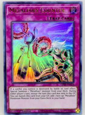 游戏王 美英一刷  GFTP-EN124  UR  炼装反击  G6A