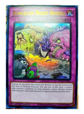 游戏王 美英一刷BLTR-EN042 UR 兽累累 BH2