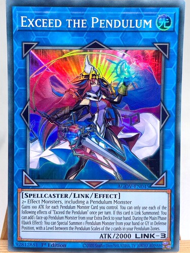 KONAMI闪卡ExceedThePendulum