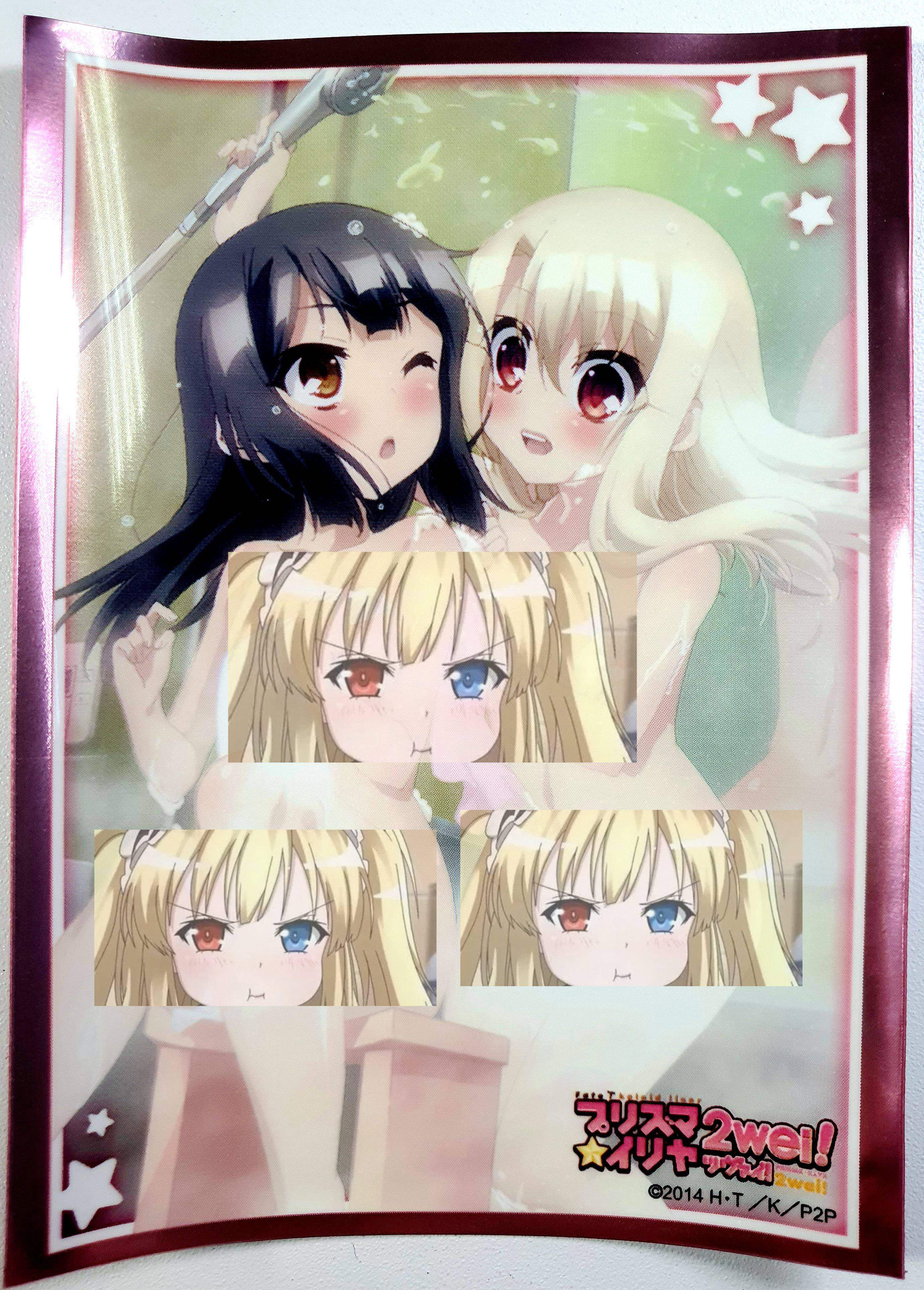 游戏王动漫妹套 魔法少女伊利亚 美游 限定 卡套 牌套 he