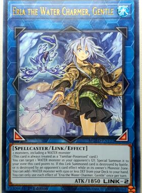 游戏王 美英一刷 MGED-EN122 金字 R  清冽之水灵使 艾莉娅 TG23