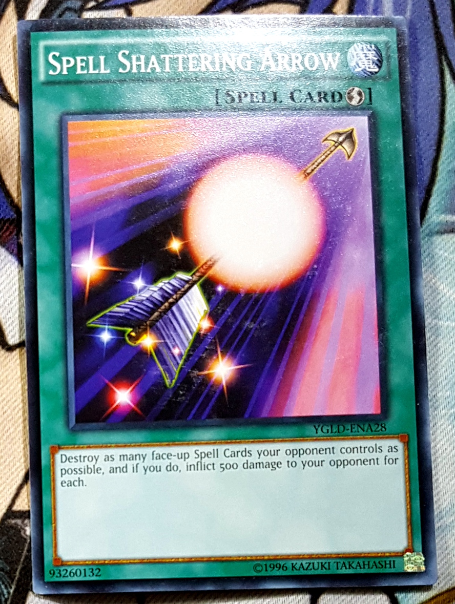 游戏王美英一刷 YGLD-ENA28 N 魔法效果之矢  HD2