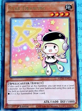 游戏王 美英一刷 GEIM-EN039  R  Star Drawing 画星宝宝  K5B