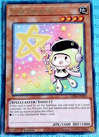 游戏王 美英一刷 GEIM-EN039  R  Star Drawing 画星宝宝  K5B