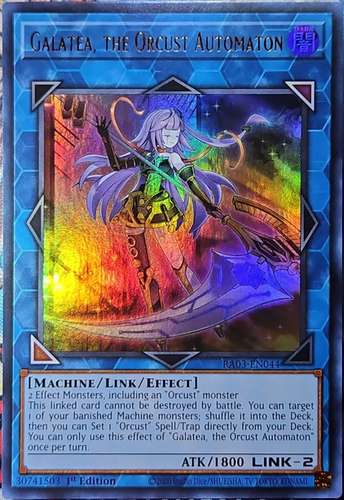 游戏王美英一刷RA03-EN044 ur自奏圣乐伽拉忒亚自鸣天琴2M1