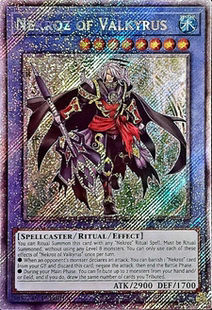 游戏王美英一刷RA03-EN263 PSCR瓦尔基鲁斯之影灵衣 NI