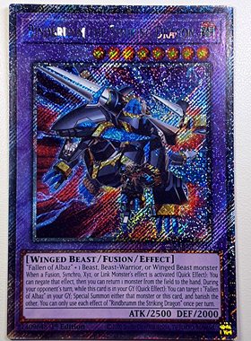 游戏王 美英一刷RA02-EN025 PSCR 击铁龙 猎宝机装 蓝迅龙