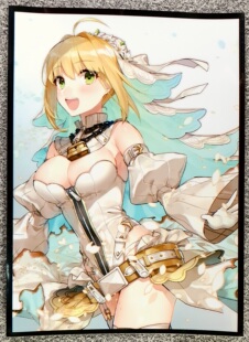 游戏王动漫妹套 FATE FGO 尼禄 花嫁 SABER会场限定 卡套 牌套LD2