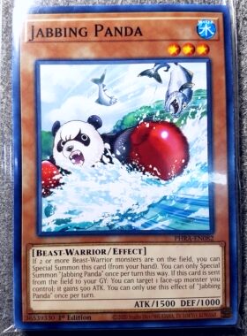 游戏王 美英一刷 PHRA-EN082 N 刺拳熊猫  C8B