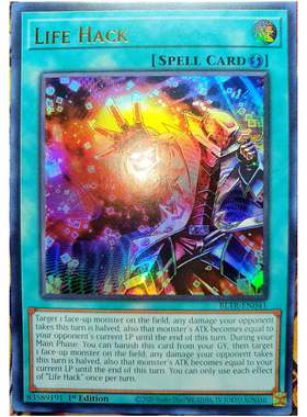 游戏王 美英一刷BLTR-EN041 UR 生命入侵 BH3