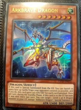 游戏王 美英一刷  GFTP-EN072  UR    弧光勇烈龙 DC2