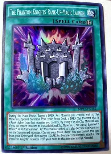 游戏王 美英一刷 MP17-EN152  SR 升阶魔法-幻影骑士团的出击 A7A