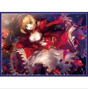 游戏王动漫妹套 FATE FGO 尼禄 红SABER 会场限定 卡套 牌套 7E2