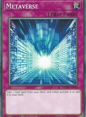 游戏王 美英一刷  SDCH-EN034 N 虚拟世界  Y4A