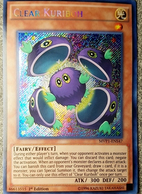 游戏王 美英一刷 MVP1-ENS47 SCR 洁净栗子球 电影包 E8A HT3