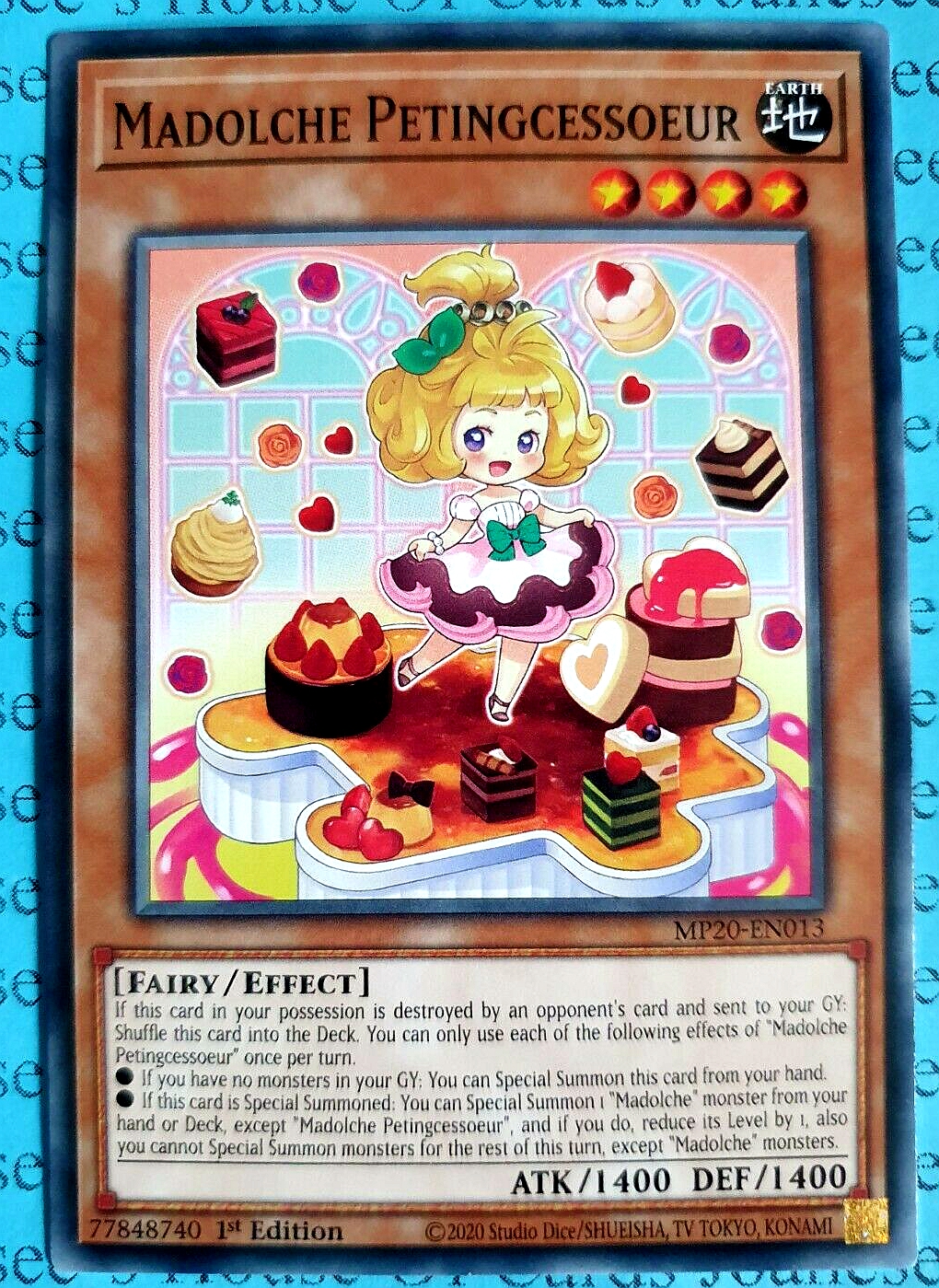 游戏王 美英一刷 MP20-EN013  魔偶甜点·布丁妹公主  O9C