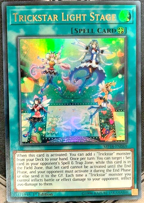 游戏王 美英一刷   MP18-EN069  UR 淘气仙星的灯光舞台 G3C