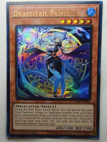 游戏王美英一刷RA05-EN035UR SR星宿炮手 法魅那 宝瓶魔 JV1