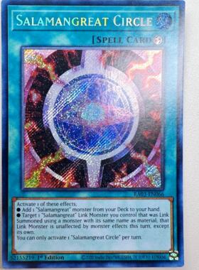 游戏王 美英一刷RA03-EN066 SCR 转生炎兽的炎阵 FN2