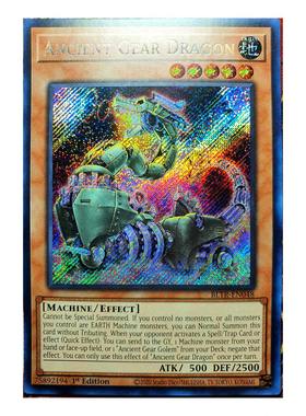 游戏王 美英一刷BLTR-EN048 SCR 古代的机械龙 BH2