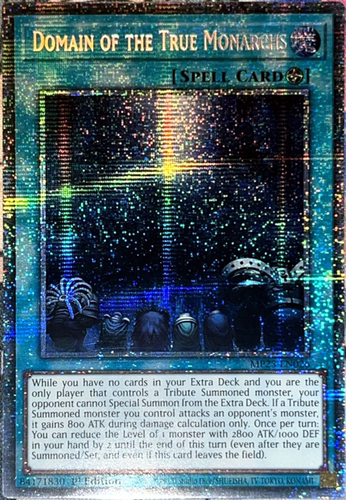 游戏王美英一刷MP25-EN026 STAR 真帝王领域 LTA