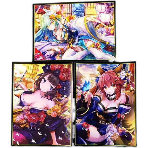 游戏王动漫妹套FATE FGO 清姬 北斋 玉藻前 会场限定卡套 牌套BW3 - 封面