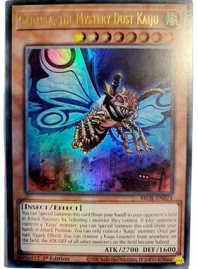 游戏王 美英一刷    brol-en074 UR 怪粉坏兽 加达拉 E3A