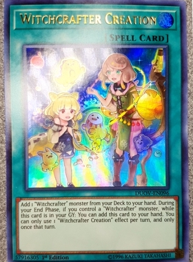 游戏王 美英一刷 DUOV MP20  UR SR 魔女术的创造 E7A