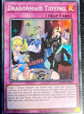 游戏王 美英一刷 ROTD-EN077 SR 半龙女仆的整理 EA2