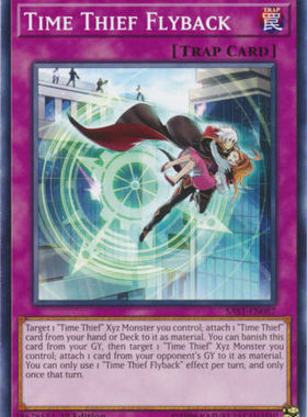 游戏王 美英一刷  SAST-EN087 N 时间怪盗飞返 R3B