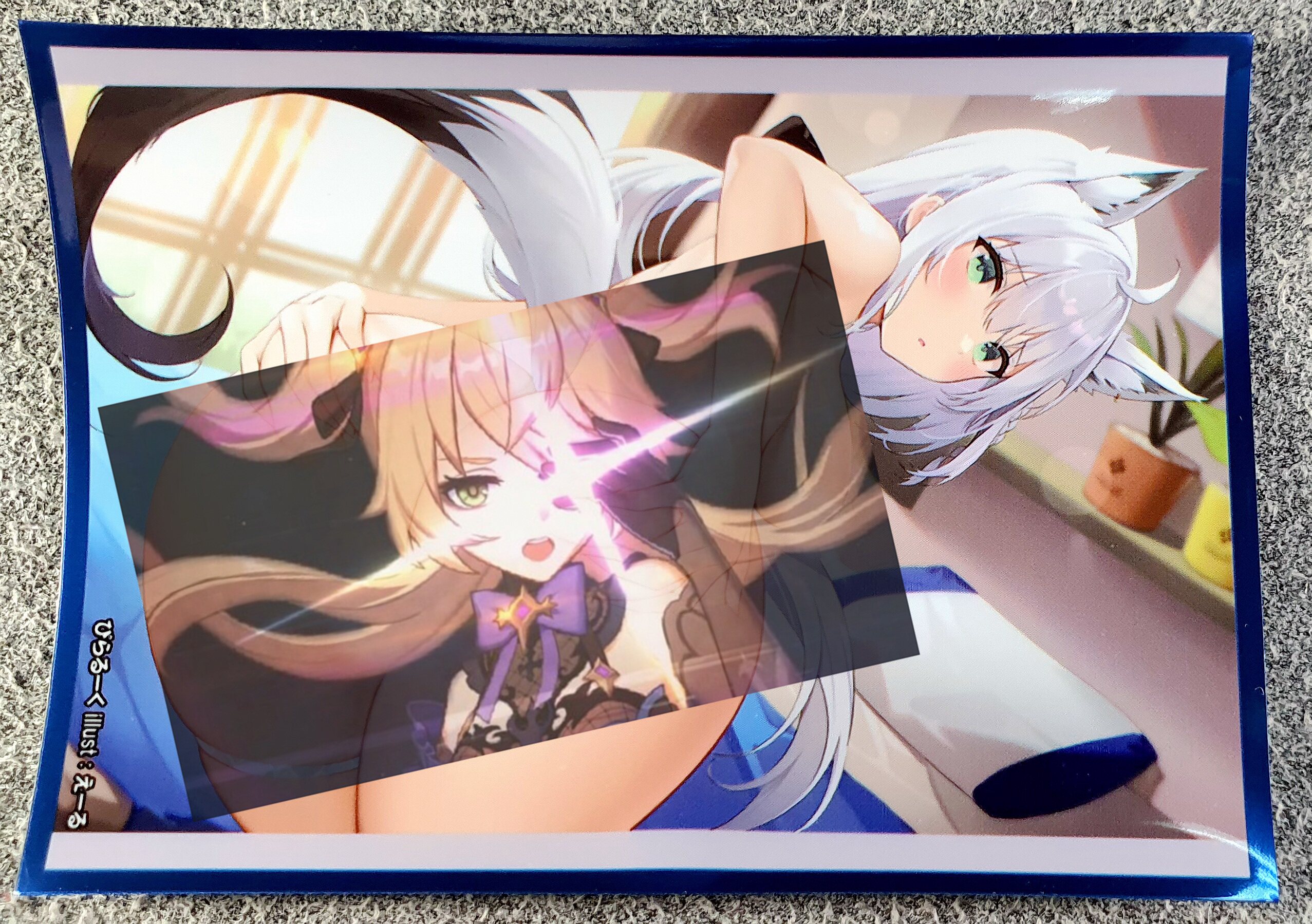 游戏王动漫妹套 vtb 白上吹雪 小狐狸 会场限定 卡套 牌套 gv2