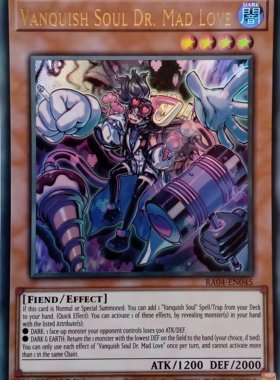 游戏王美英一刷 RA04-EN045 UR 征服斗魂狂爱博士 对击 狂恋 nk2