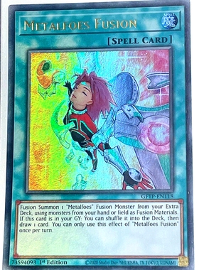 游戏王 美英一刷 GFTP-EN118  UR  炼装融合  V7B