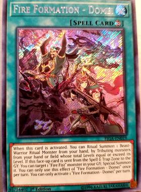 游戏王 美英一刷 FIGA-EN019 SCR 炎舞-「洞明」 3R3