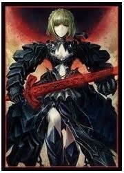 游戏王动漫妹套 FATE FGO 黑SABER 会场限定 卡套 牌套 4A1